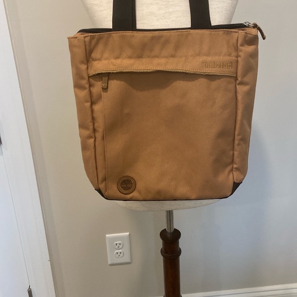 Timberland Other - Timberland Brown Laptop Bag with Durable Fabric and Zipper Closure